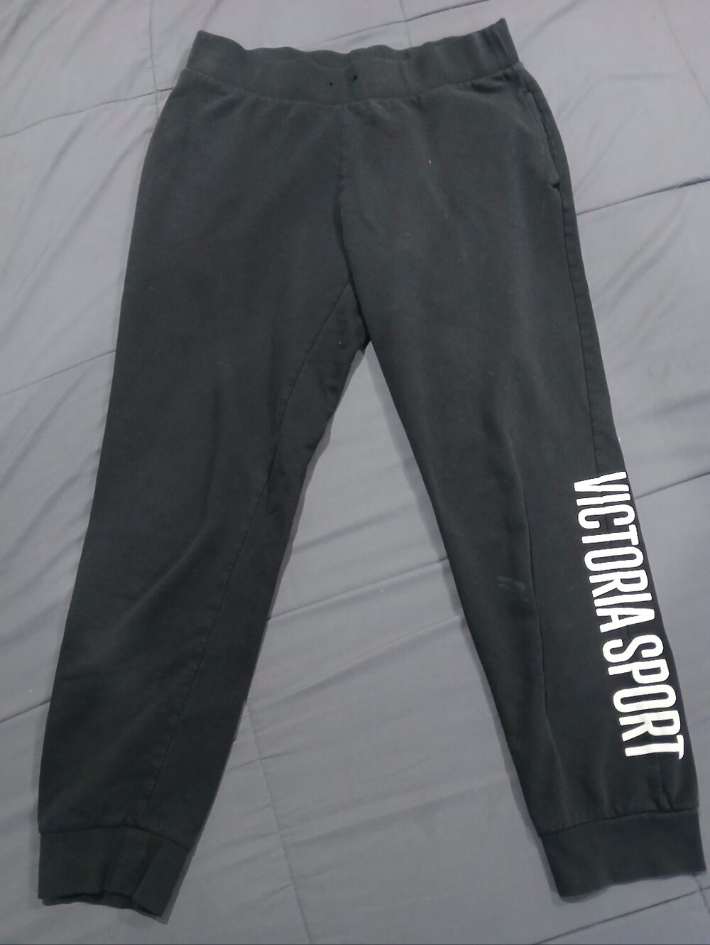 Victoria Sport Black Spellout Joggers Sweatpants. Size Small
